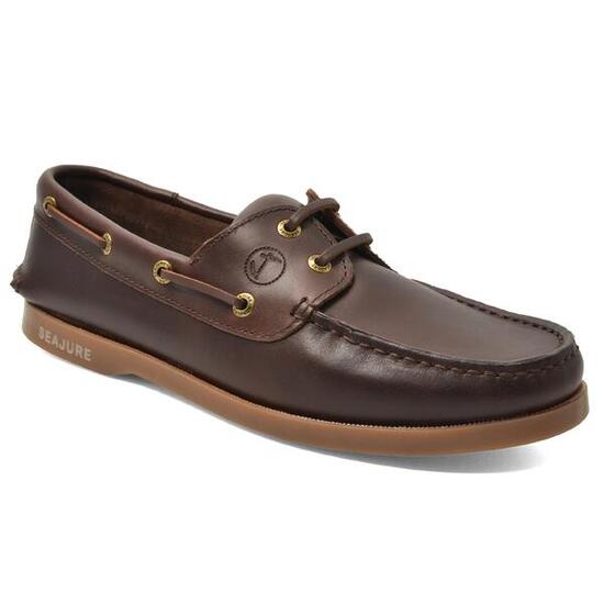 Bootsschuhe Herren Tallow Braun Leder