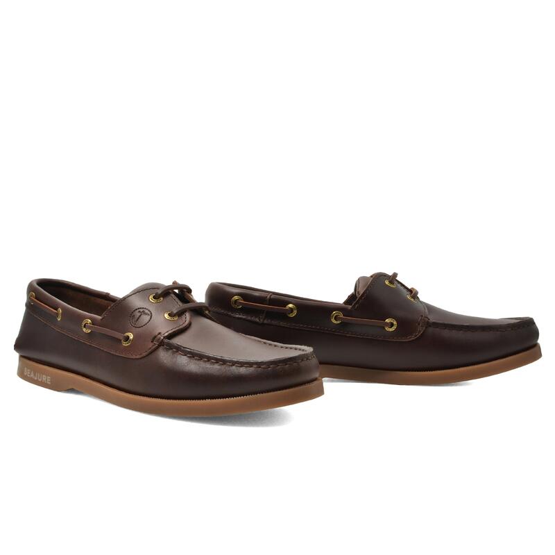 Chaussures Bateau Tallow Homme Marron Cuir