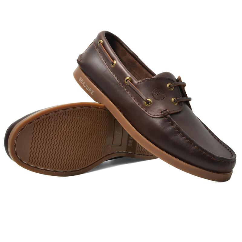 Chaussures Bateau Tallow Homme Marron Cuir