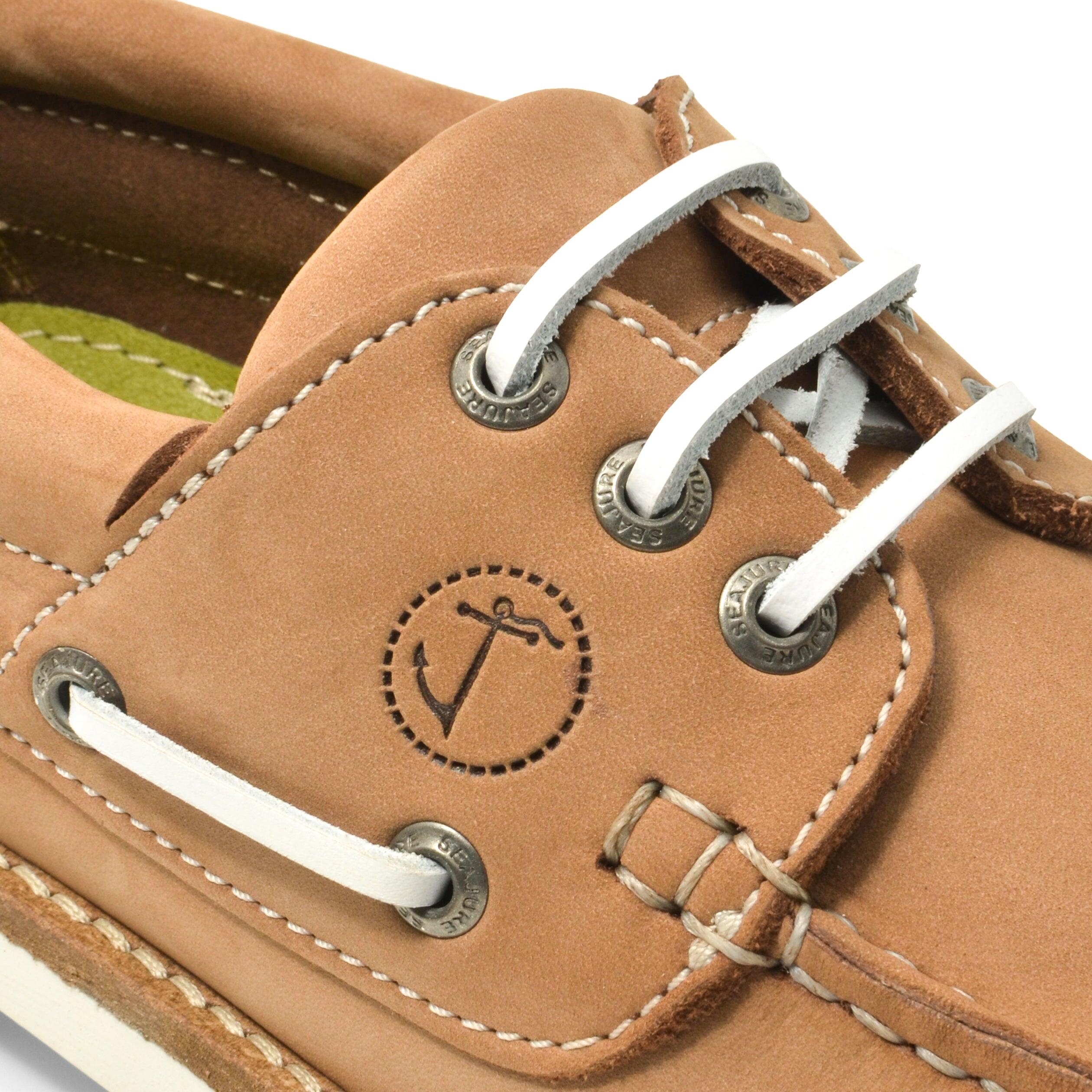 Scarpe da Barca Bisnap Donna Marrone chiaro Pelle nabuk 5/5