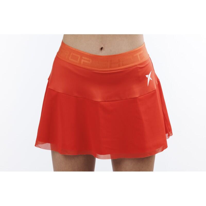 Falda de Padel Mujer Maira Naranja