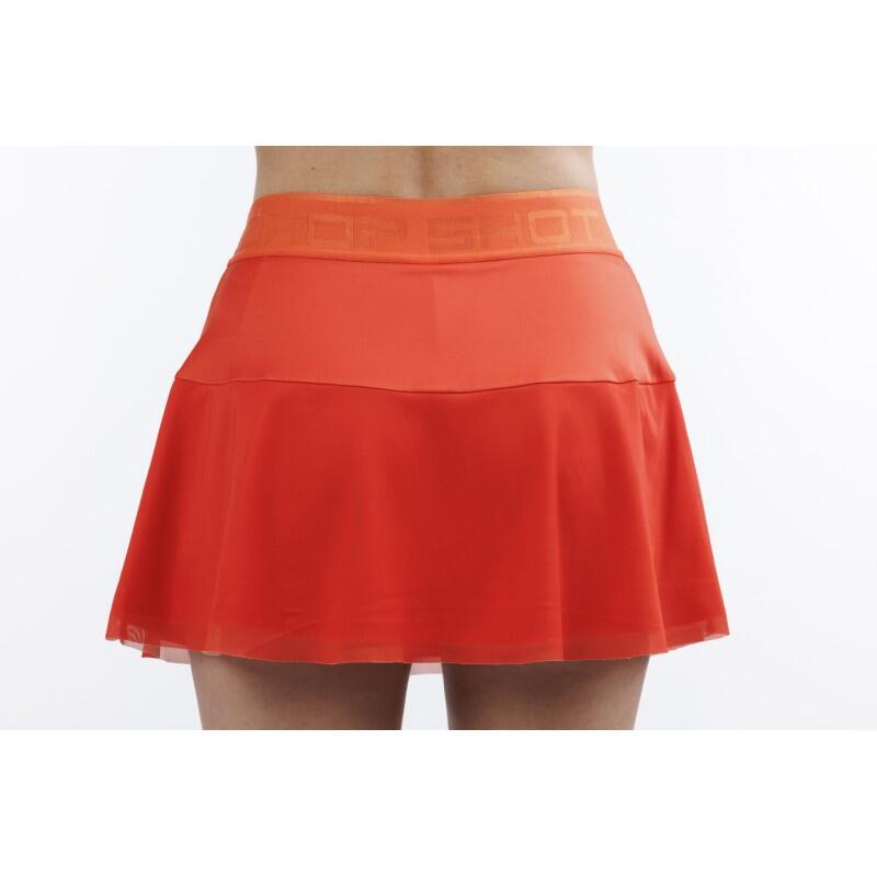 Falda de Padel Mujer Maira Naranja