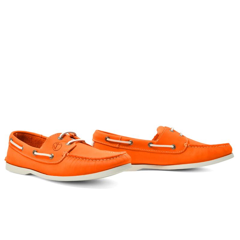Chaussures Bateau Celestún Homme Orange Nubuck