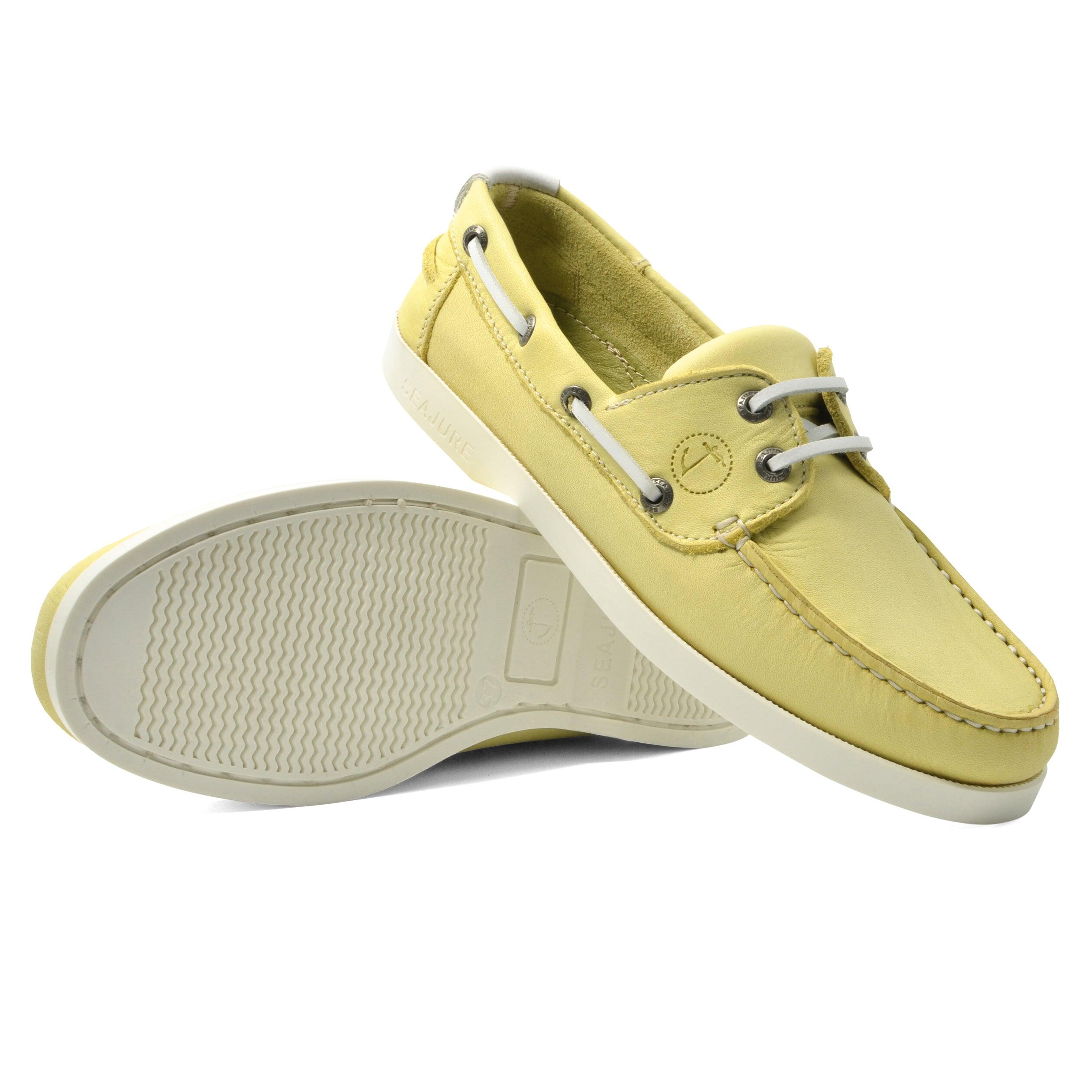 Scarpe da Barca Lipite Donna Limone Pelle nabuk 2/5