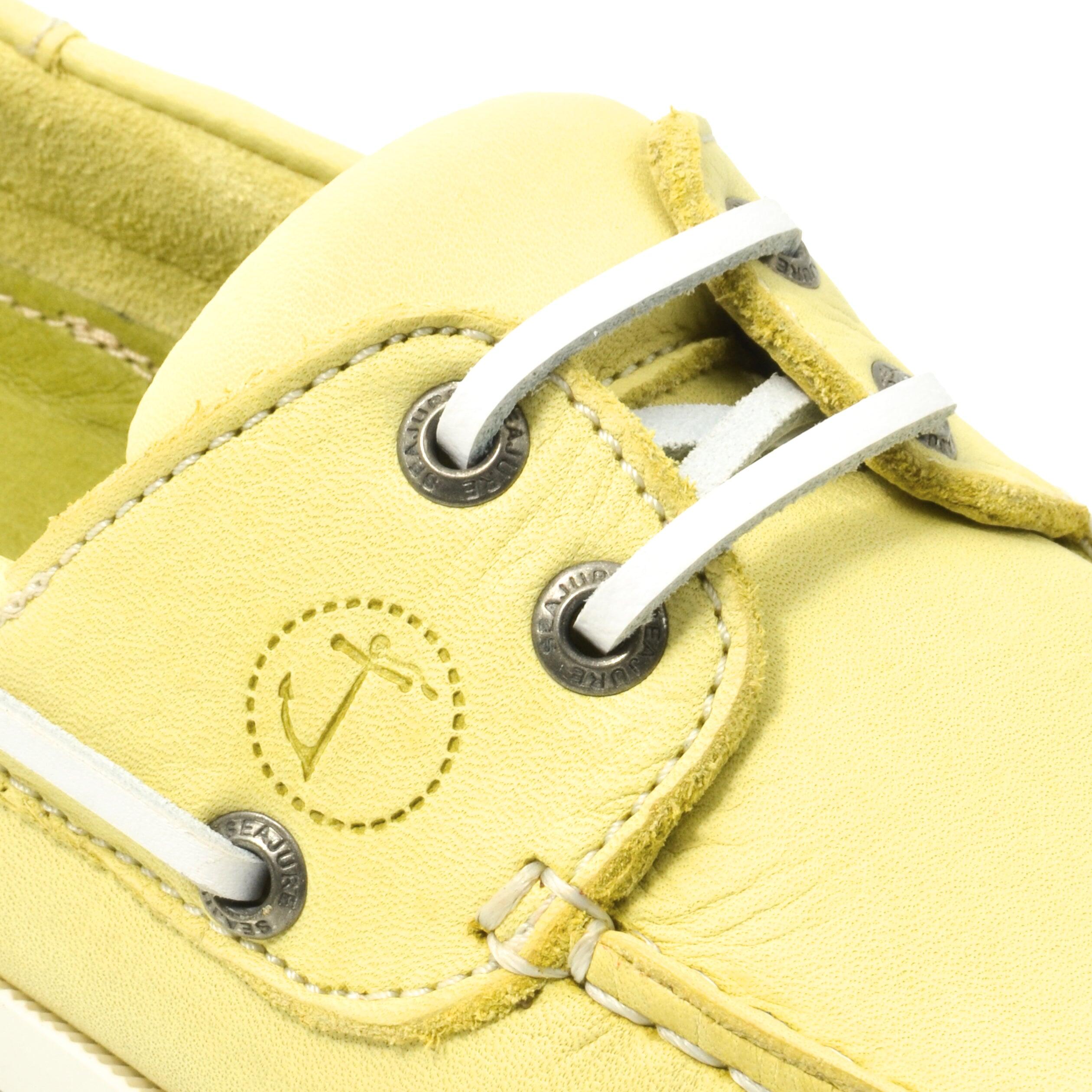 Scarpe da Barca Lipite Donna Limone Pelle nabuk 5/5