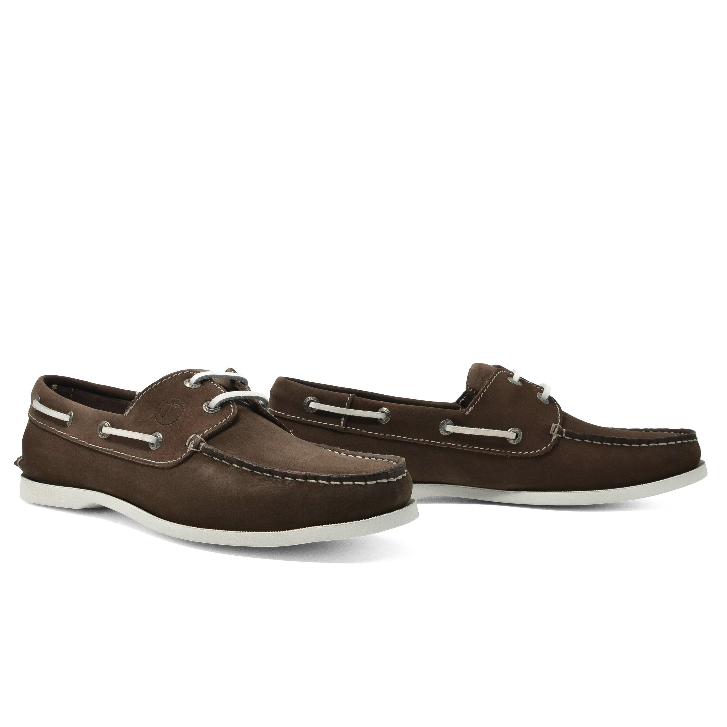 Scarpe da Barca Tabarka Uomo marrone Pelle nabuk 3/5