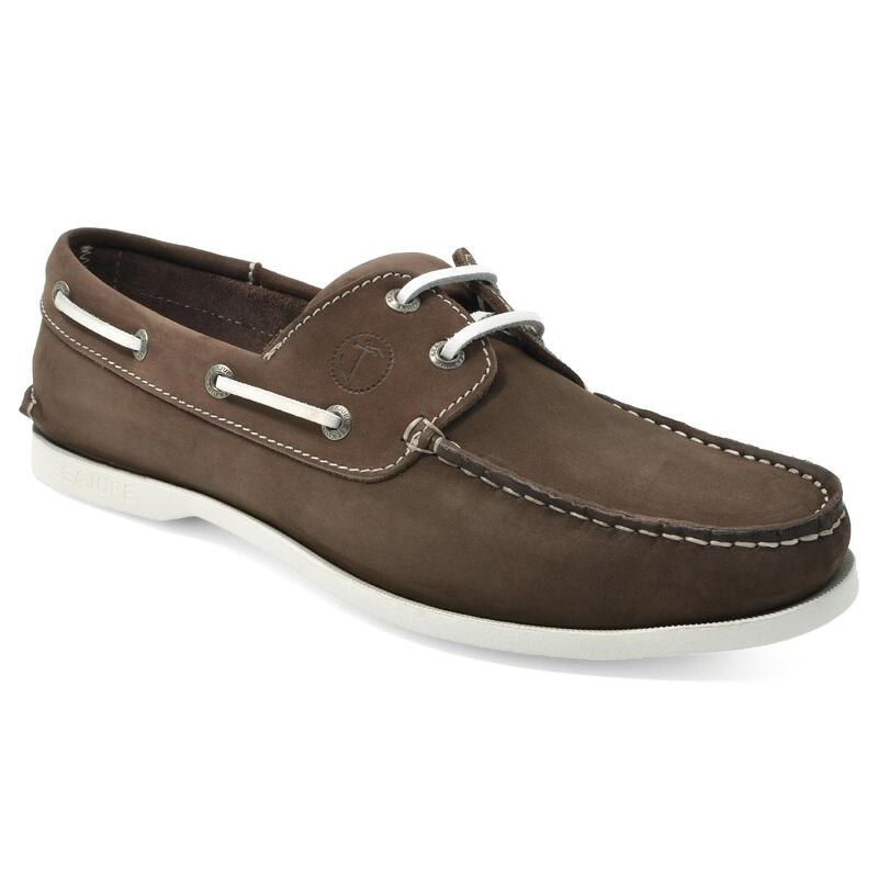 Sapatos de Vela Tabarka Homem Castanho Nubuck