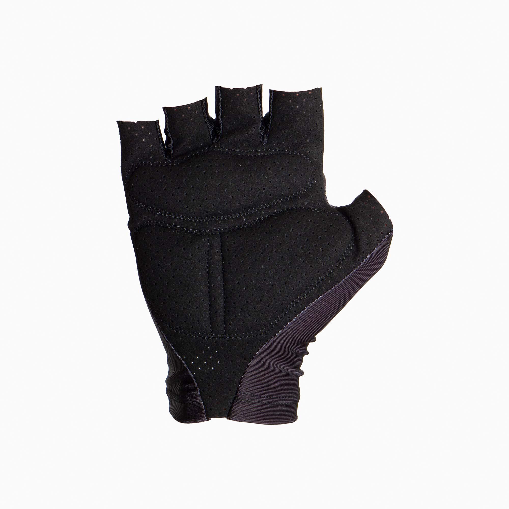 GUANTES CARRETERA CORTOS NEGROS ADULTO 4CIC 2/3