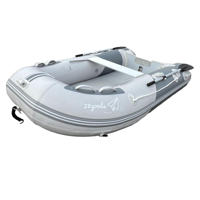 充氣橡皮艇, 拉絲甲板附充氣龍骨 (3.3M長 X 1.2 MM PVC) - 灰色
