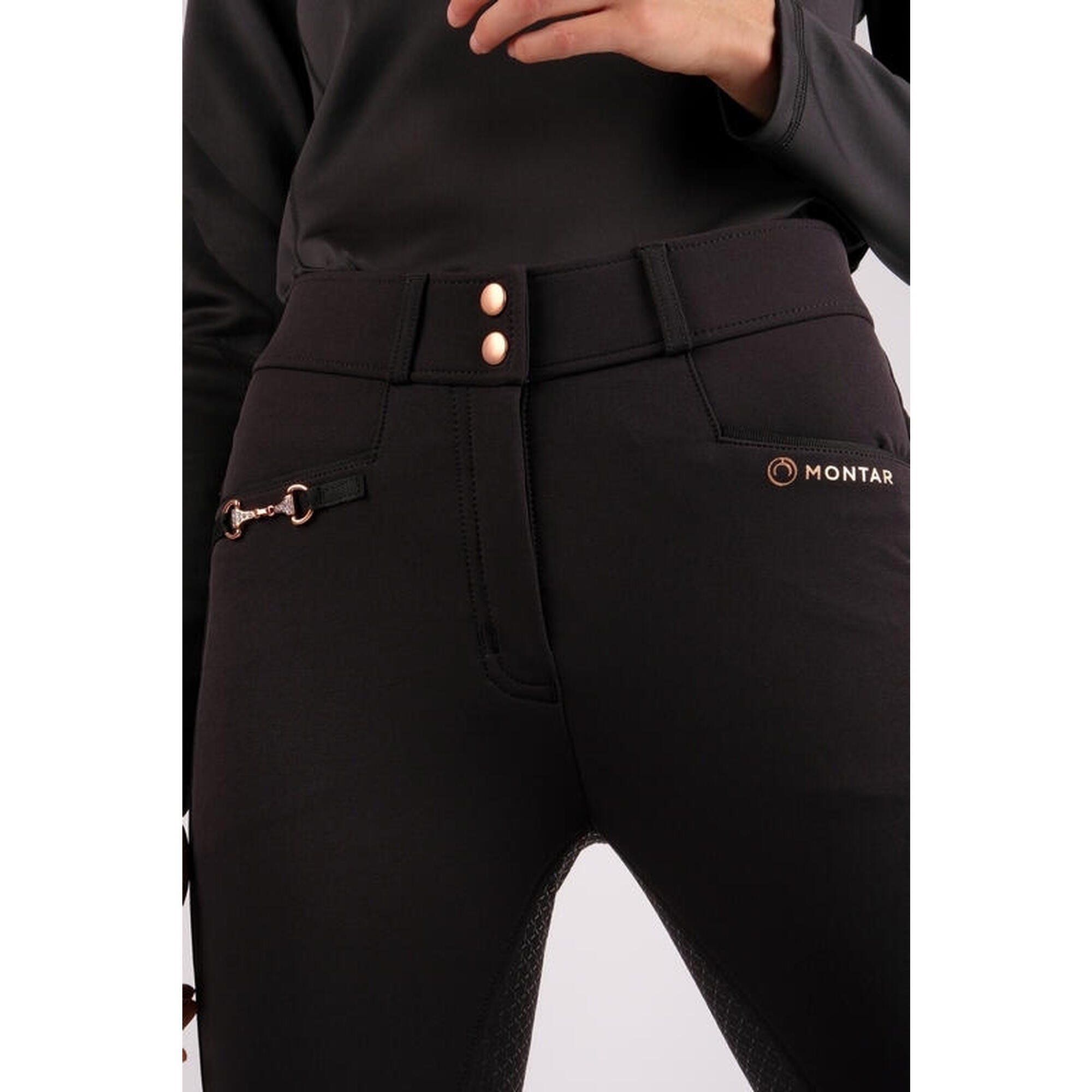 Montar Rijbroek Molly Rosegold Highwaist  Full Grip 1/6