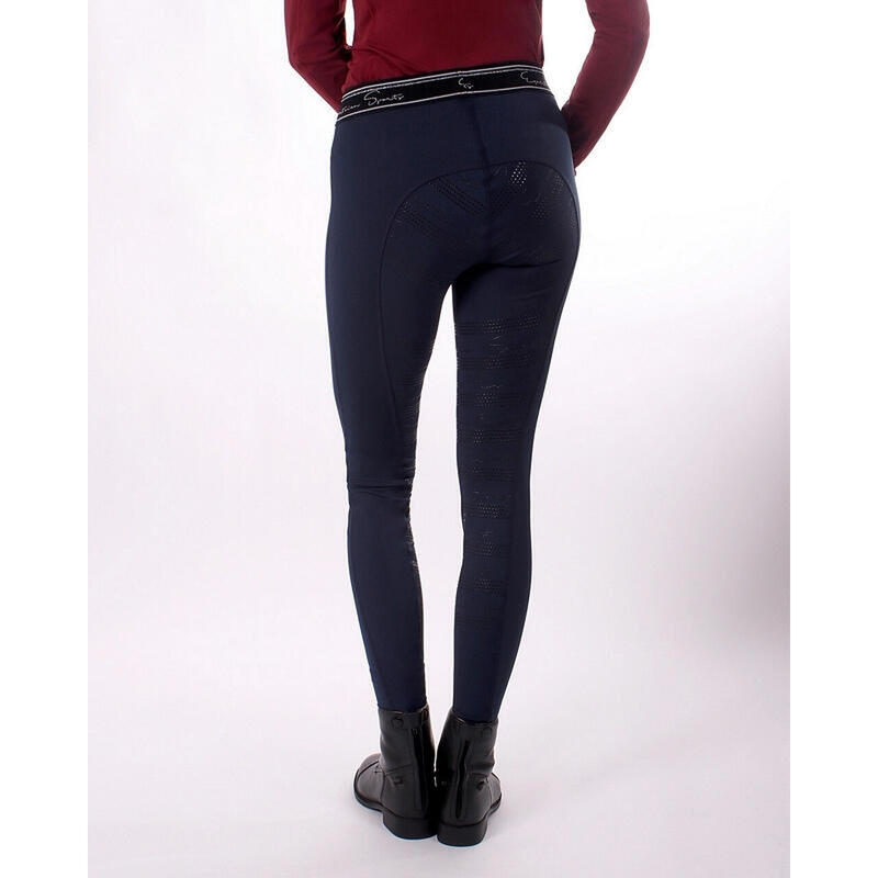 Legging équitation full grip femme QHP Eden