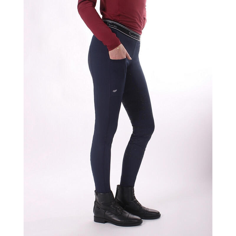 Leggings da equitazione full grip da donna QHP Eden