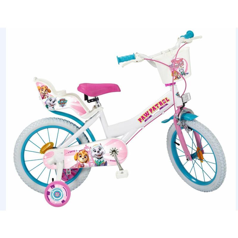 Bicicleta 16" Paw Patrol Fete