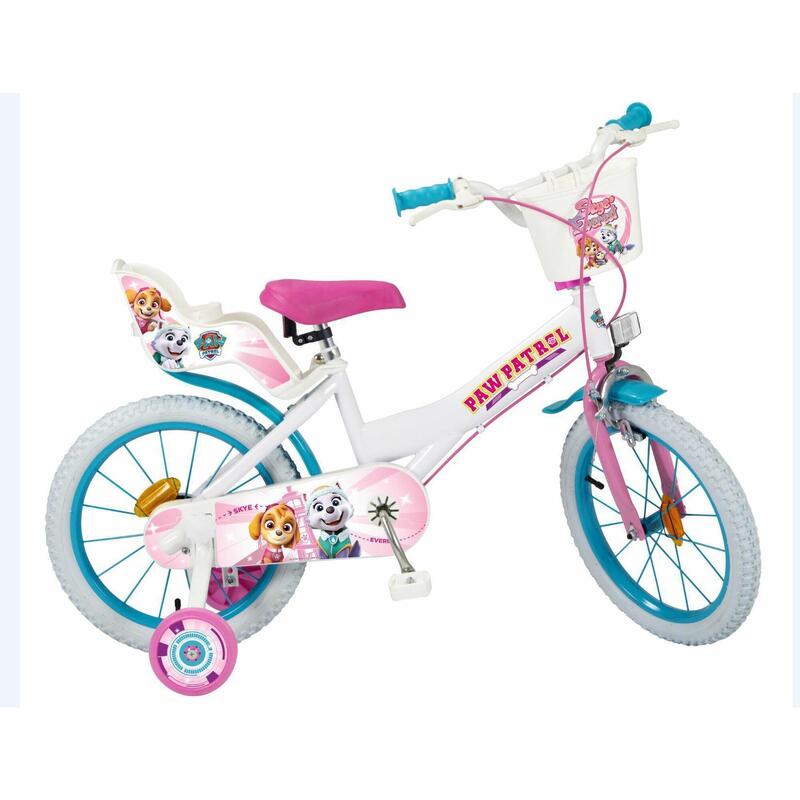 Toimsa | Bicicleta de criança | Paw patrol | amostra | Branco | menina |