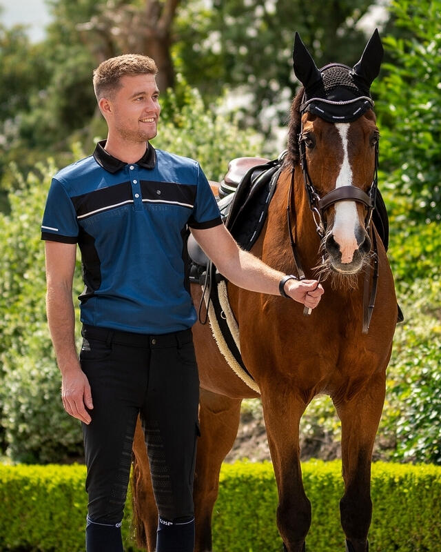 Pantalon équitation mid grip QHP Swen 4/7