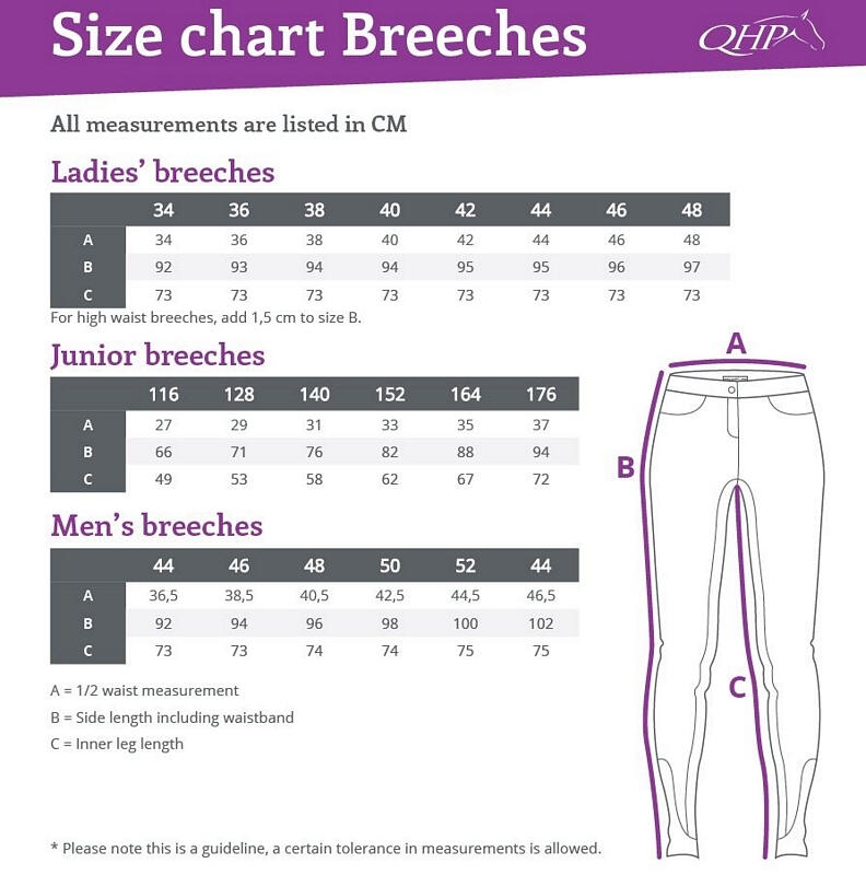 Legging équitation full grip femme QHP Eden 4/7