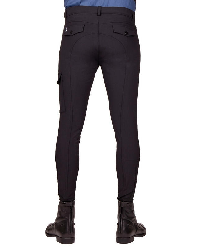 Pantalon équitation mid grip QHP Swen 2/7