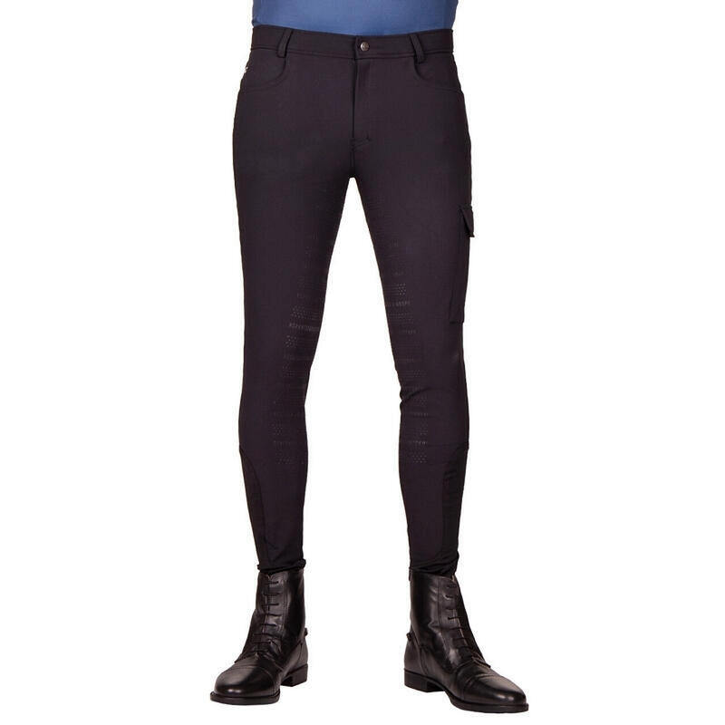 Pantalon équitation mid grip QHP Swen