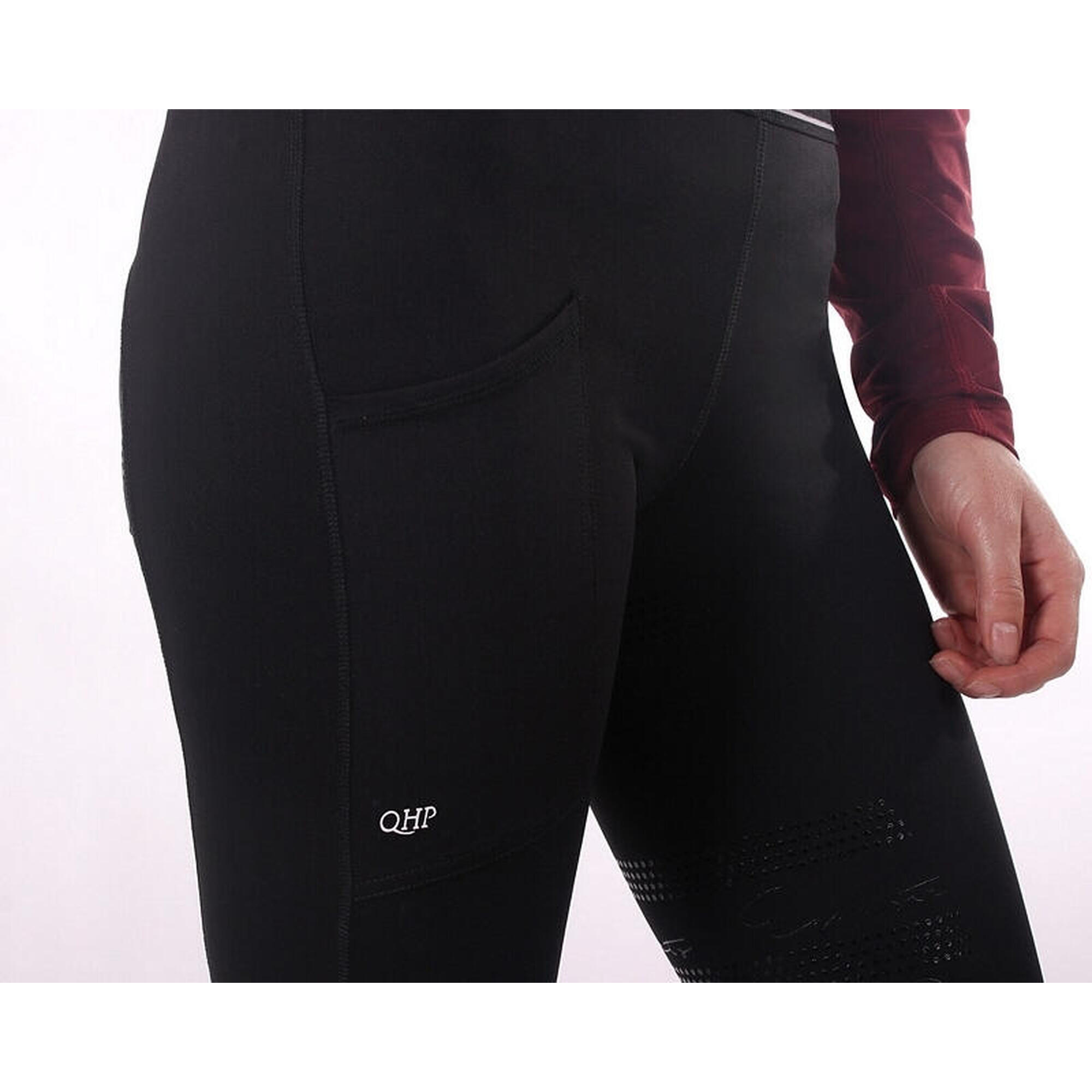 Legging équitation full grip femme QHP Eden