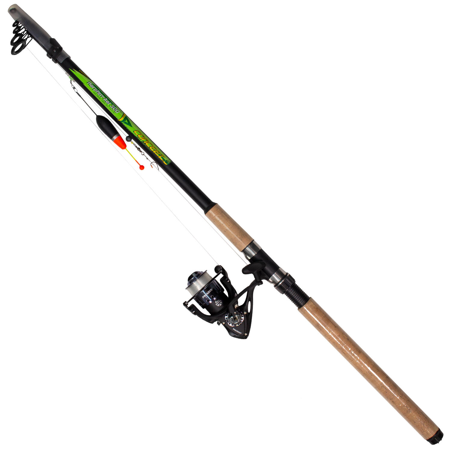 Hengelset | Hengel en reel combo | Karper en paling | 300 cm 1/7