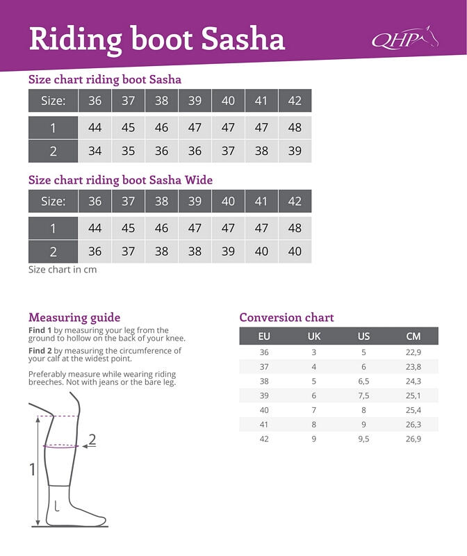 Bottes d'équitation larges Sasha 4/4