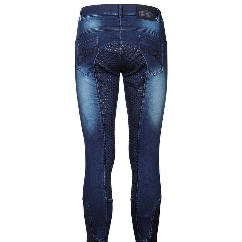 Harry's Horse Rijbroek heren Liciano Denim Full Grip