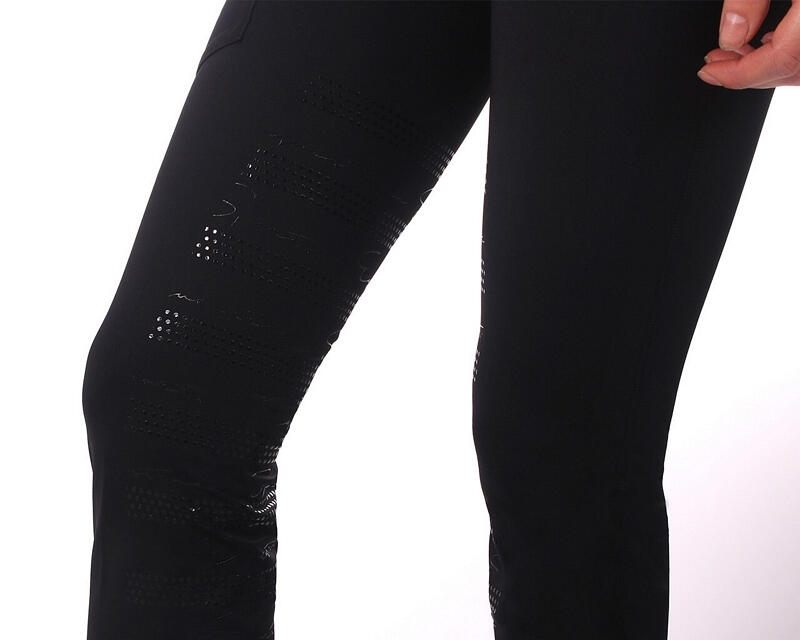 Legging équitation full grip femme QHP Eden 3/4