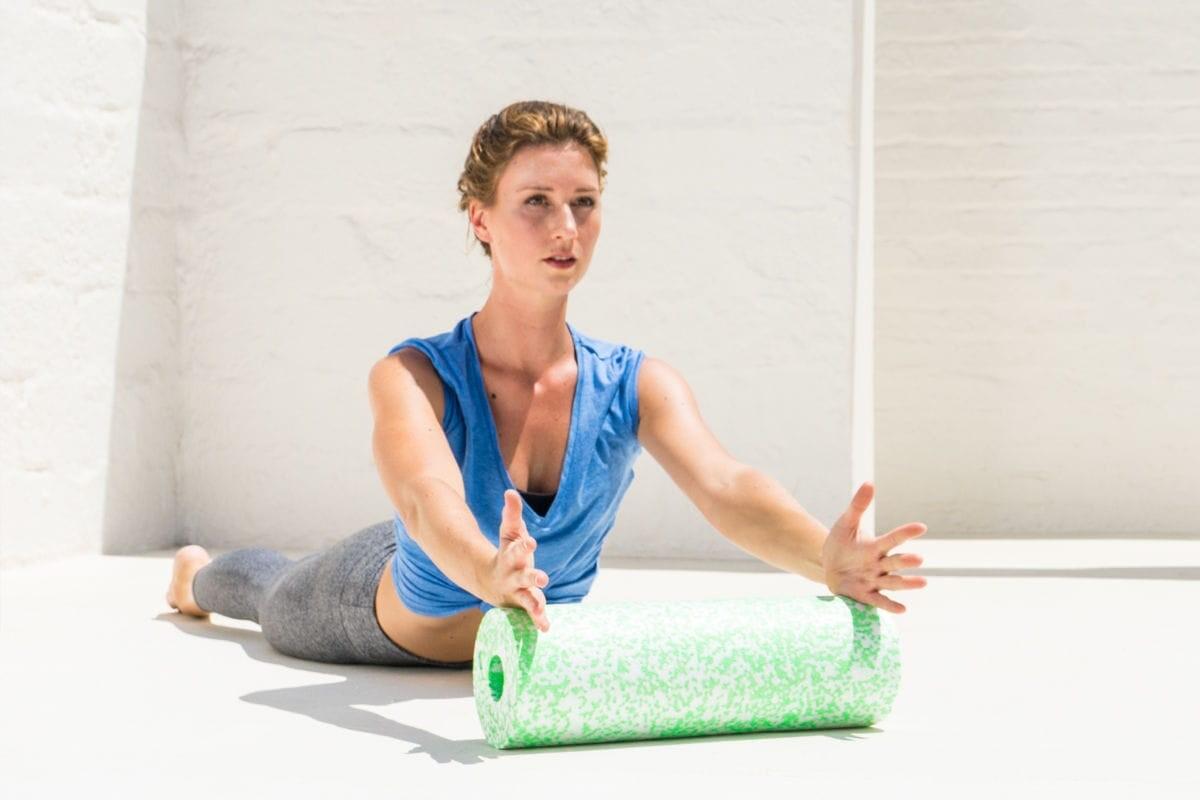 MED 45 Foam Roller Wit/Groen 6/6