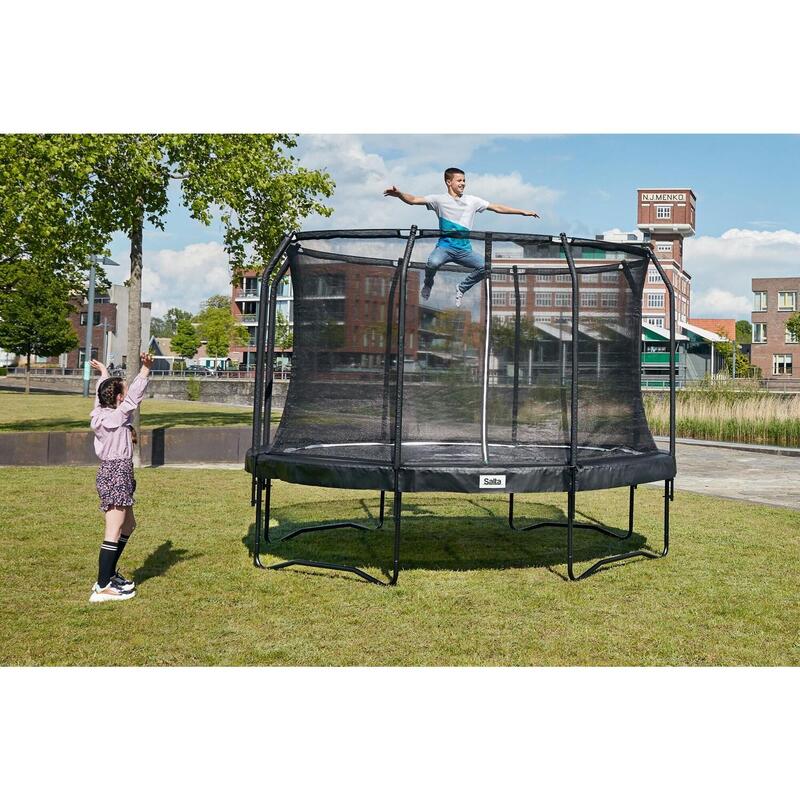 Trampoline - Premium Black Edition - 251 cm - Rond Noir