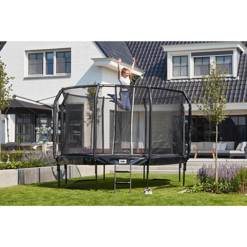 Trampoline - First Class - 366 cm - Rond Noir