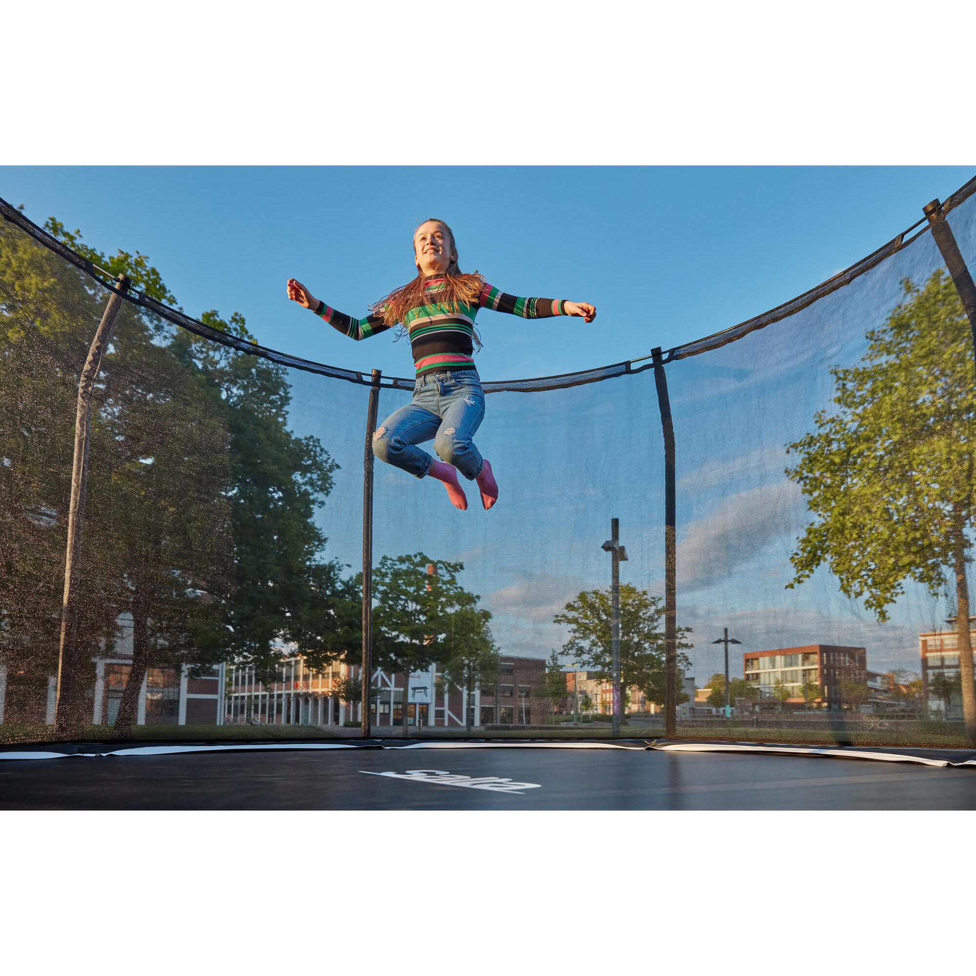 Trampoline - Premium Black Edition - 251 cm - Rond Noir 7/8
