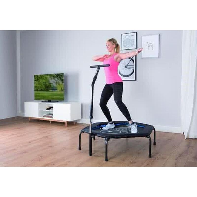 Cross Jump Trampoline de fitness - Pliable - avec points de mire