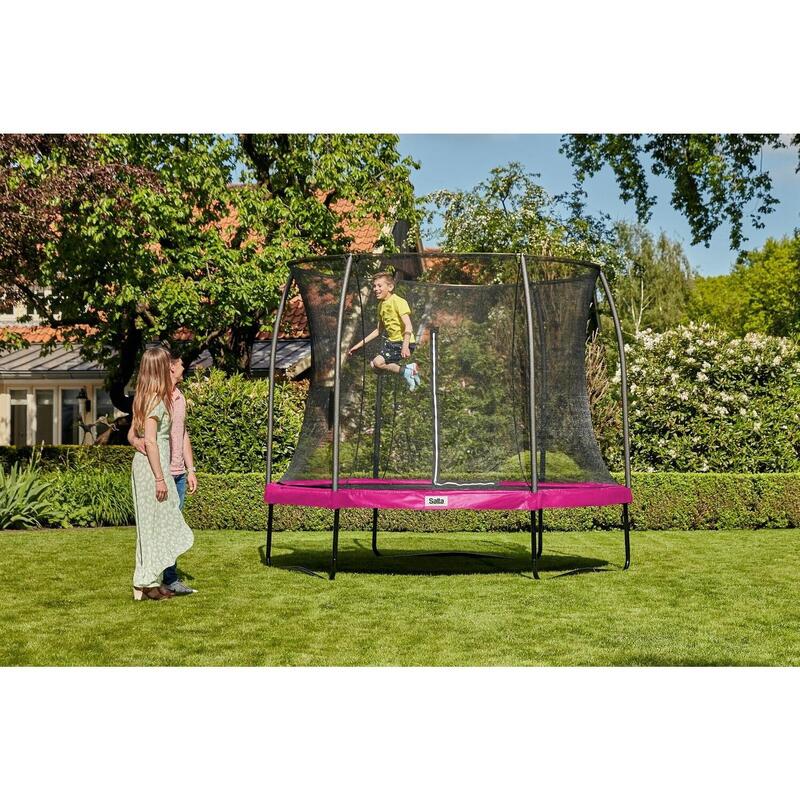 Trampolin - Comfort Edition - 153 cm - Rund Rosa