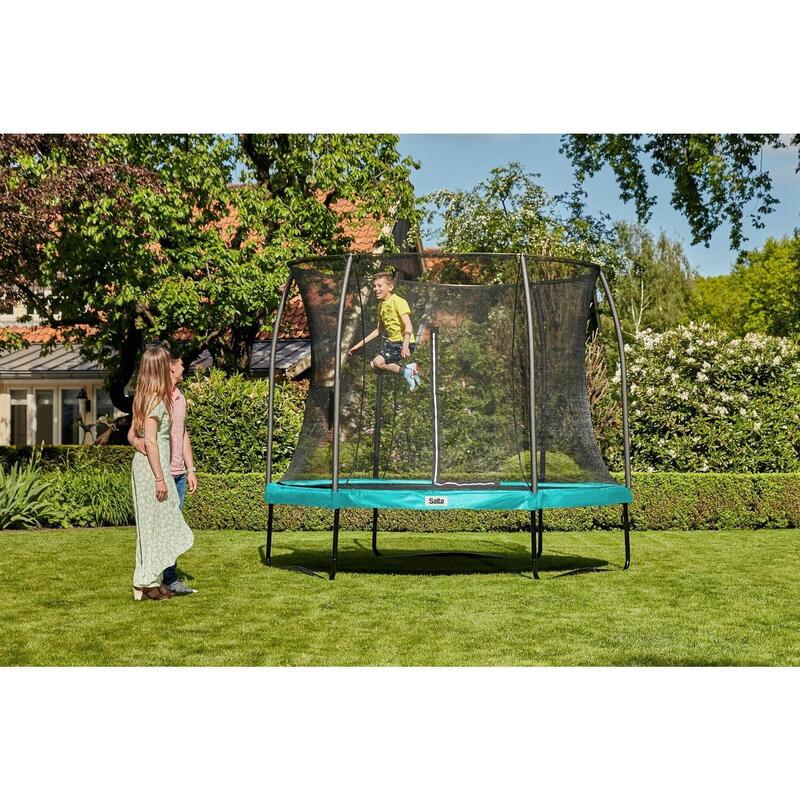 Trampolin - Comfort Edition - 153 cm - Rund Graun