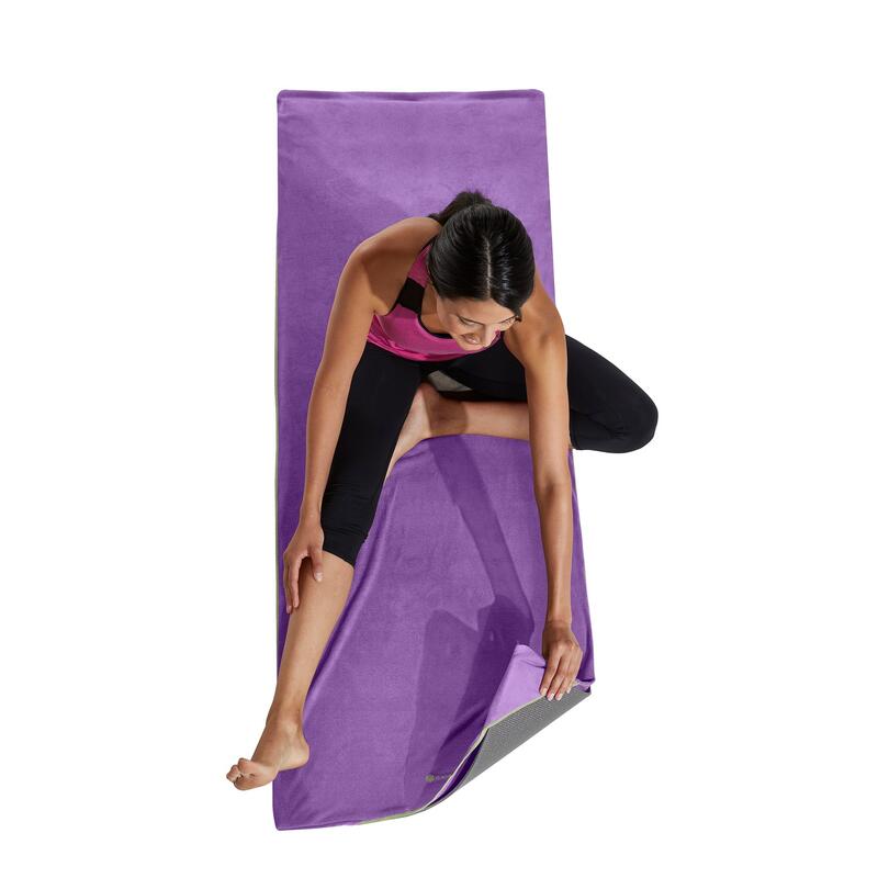 Asciugamano Yoga Stay Put - Viola