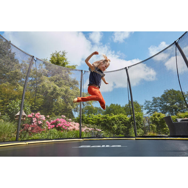 Trampoline - Comfort Edition Ground - 366 cm - Rond Zwart