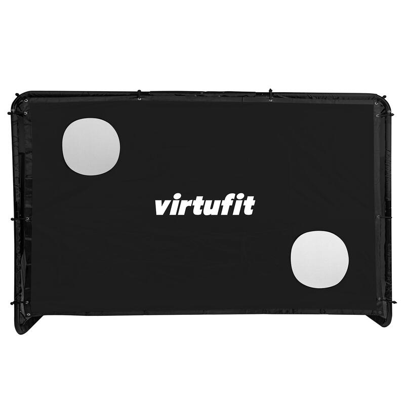 Poarta de fotbal VirtuFit Football Goal cu tinte de antrenament 170 x 110 cm