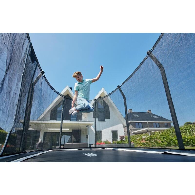 Trampoline - Premium Ground - 214 x 153 cm - Rechteckig Schwarz