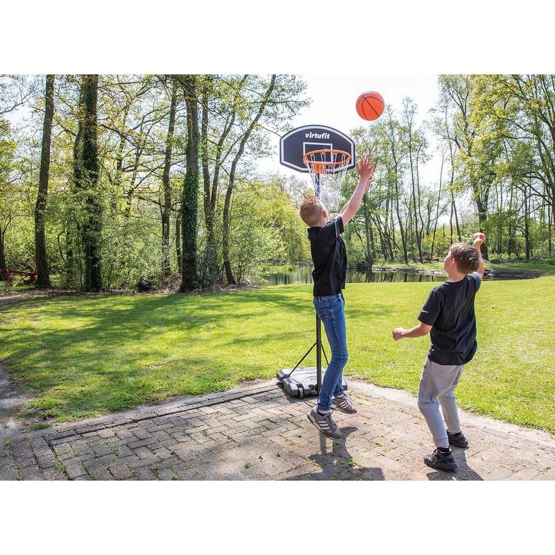 Palo da basket regolabile - da 170 a 215 cm con palla e pompa