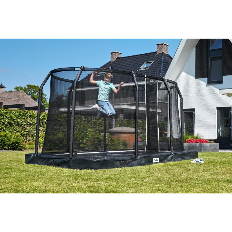 Trampoline - Premium Ground - 305 x 214 cm - Rechthoekig Zwart