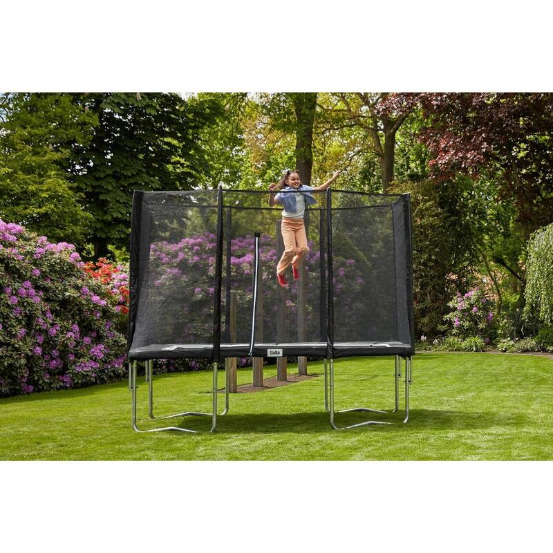 Trampoline - Combo - 305 x 214cm - Rectangulaire Noir