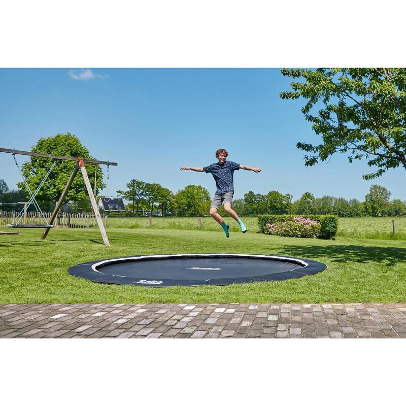 Trampoline - Royal Baseground Sports - 396 cm - Rond Noir