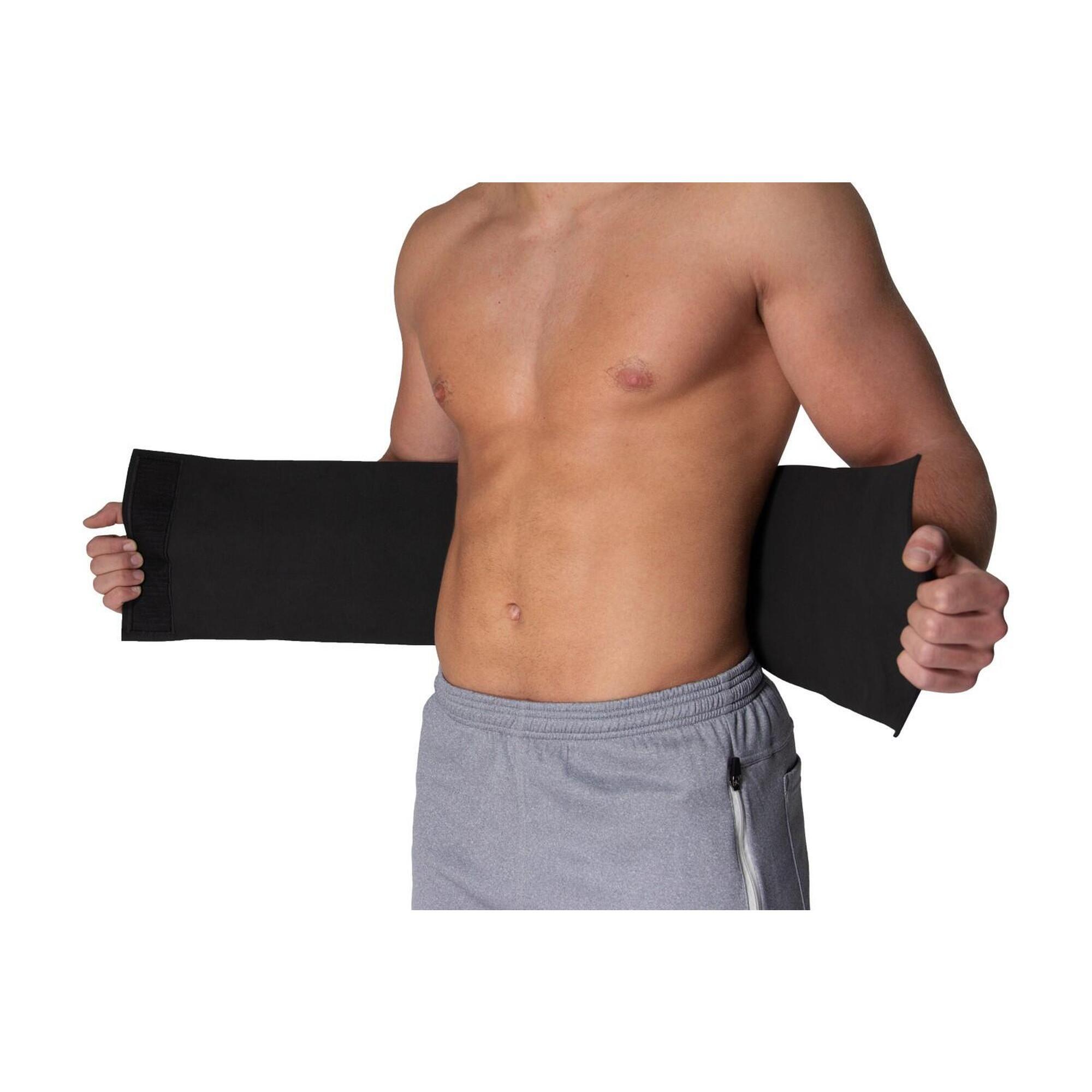 Ceinture amincissante en neoprene 20 cm Noir VIRTUFIT Decathlon