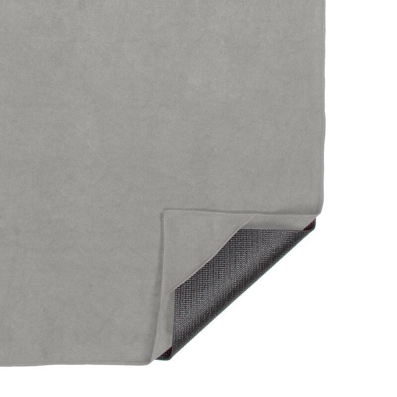 Toalla De Yoga Premium - 183 X 61 Cm - Gris Natural