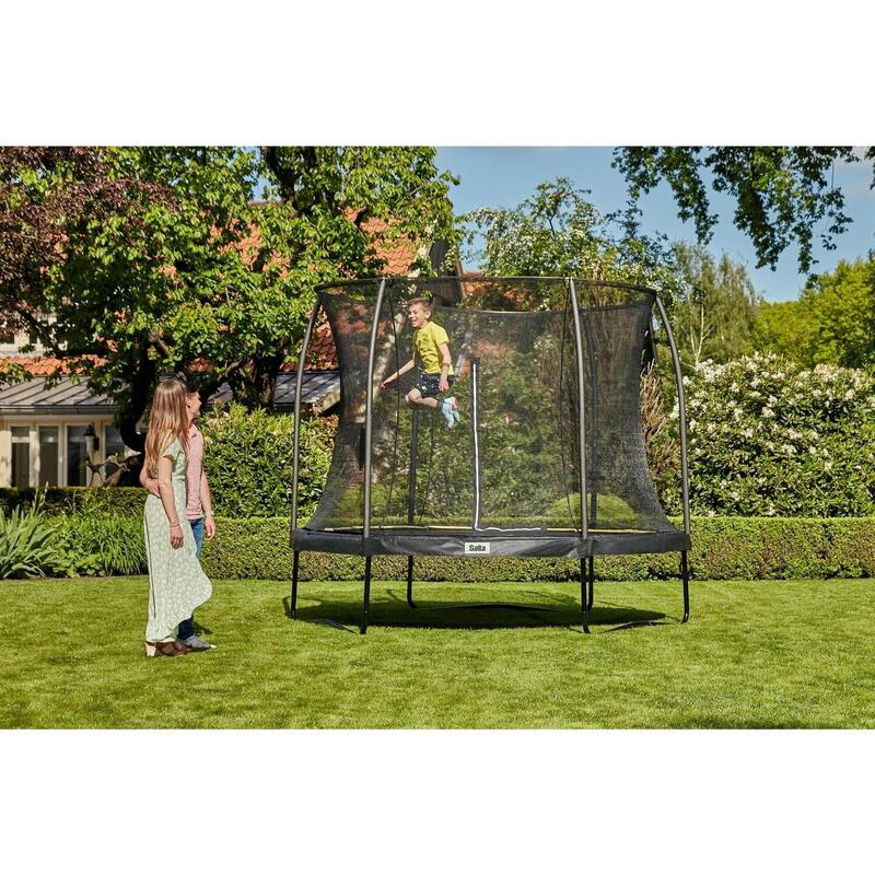 Trampolin - Comfort Edition - 153 cm - Rund Schwarz