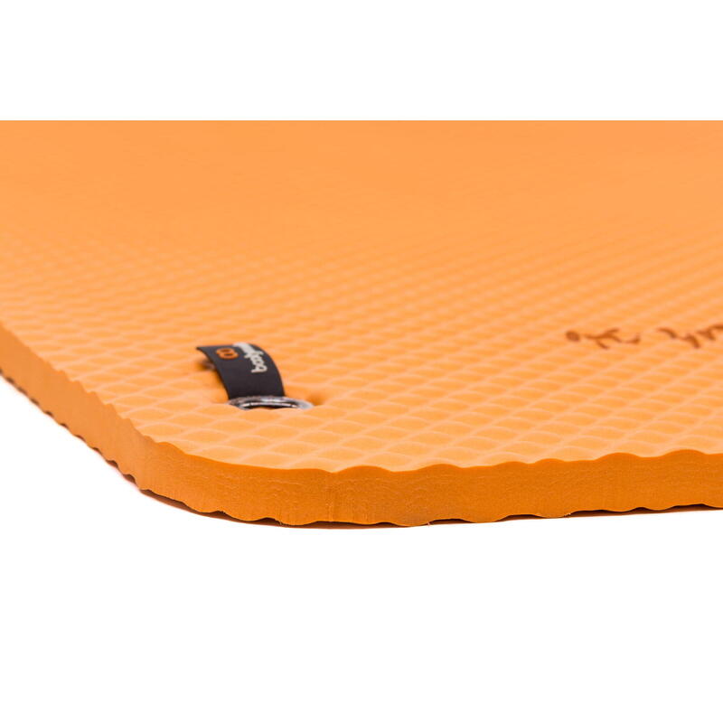Gevoerde vloermat Maximaal comfort voor fitness en pilates. 160x60cm. Oranje