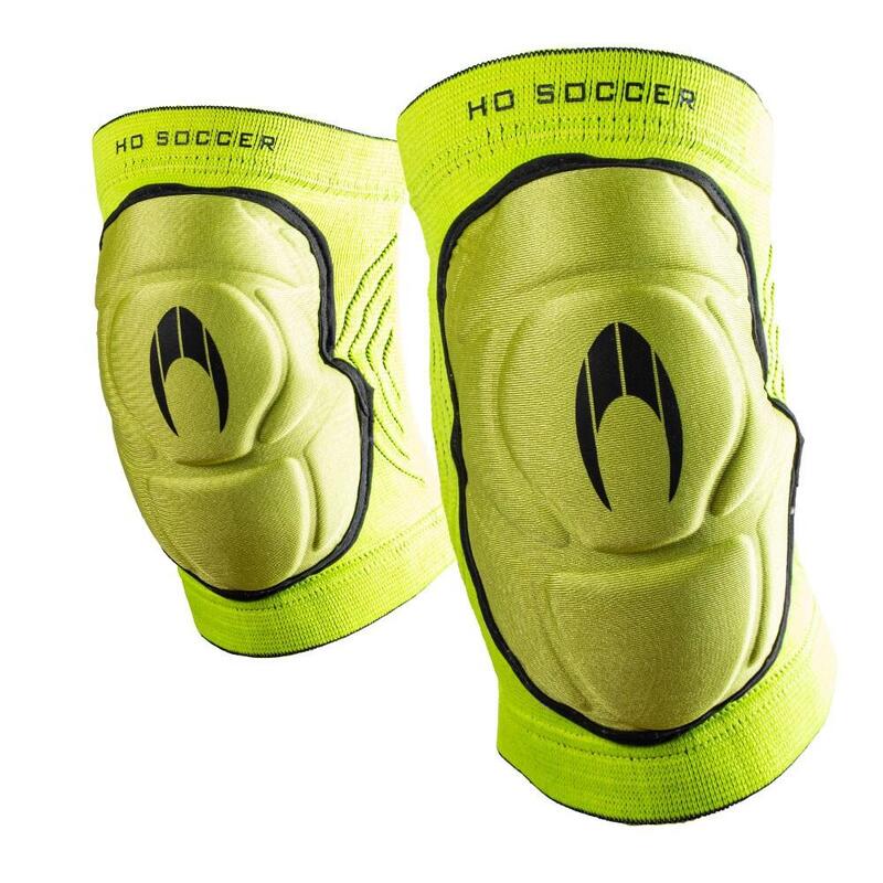 Ginocchiere imbottite da calcio Ho Soccer Covenant adulti lime