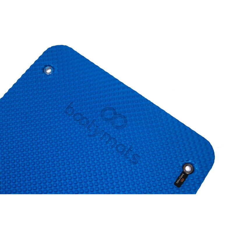 Max Comfort gewatteerde mat voor Pilates-grondoefeningen. 180x60cm. Blauw