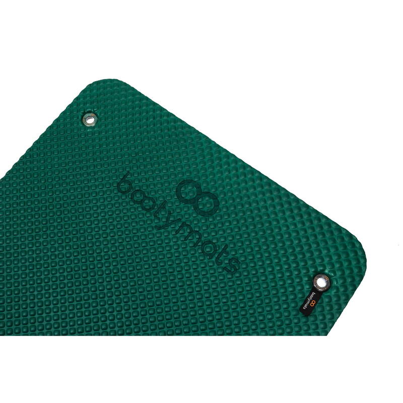 Max Comfort gewatteerde mat voor Pilates-grondoefeningen. 180x60cm. Groen
