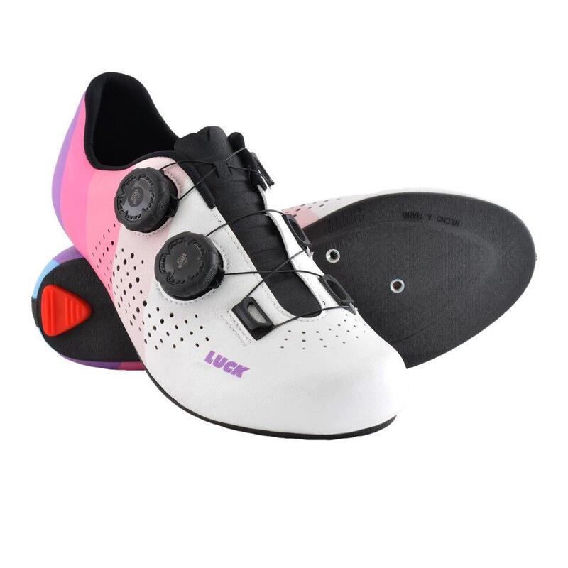 Zapatillas Ciclismo Carretera Mujer Luck Genius Woman Blancas